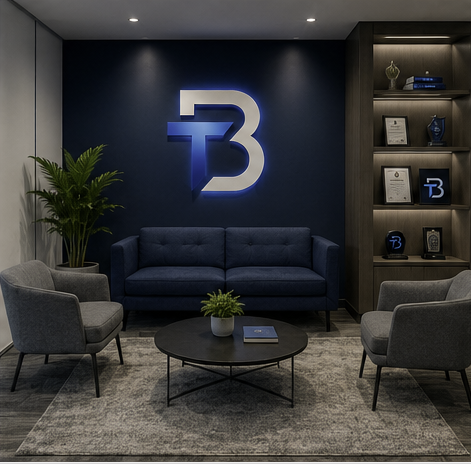 Blaze office lounge and client space